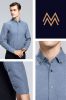 Chemise Carls bleue chiné compo