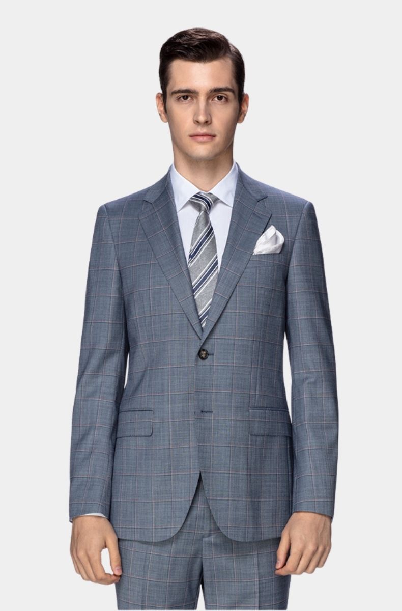 Costume Andrew Gris Carreaux