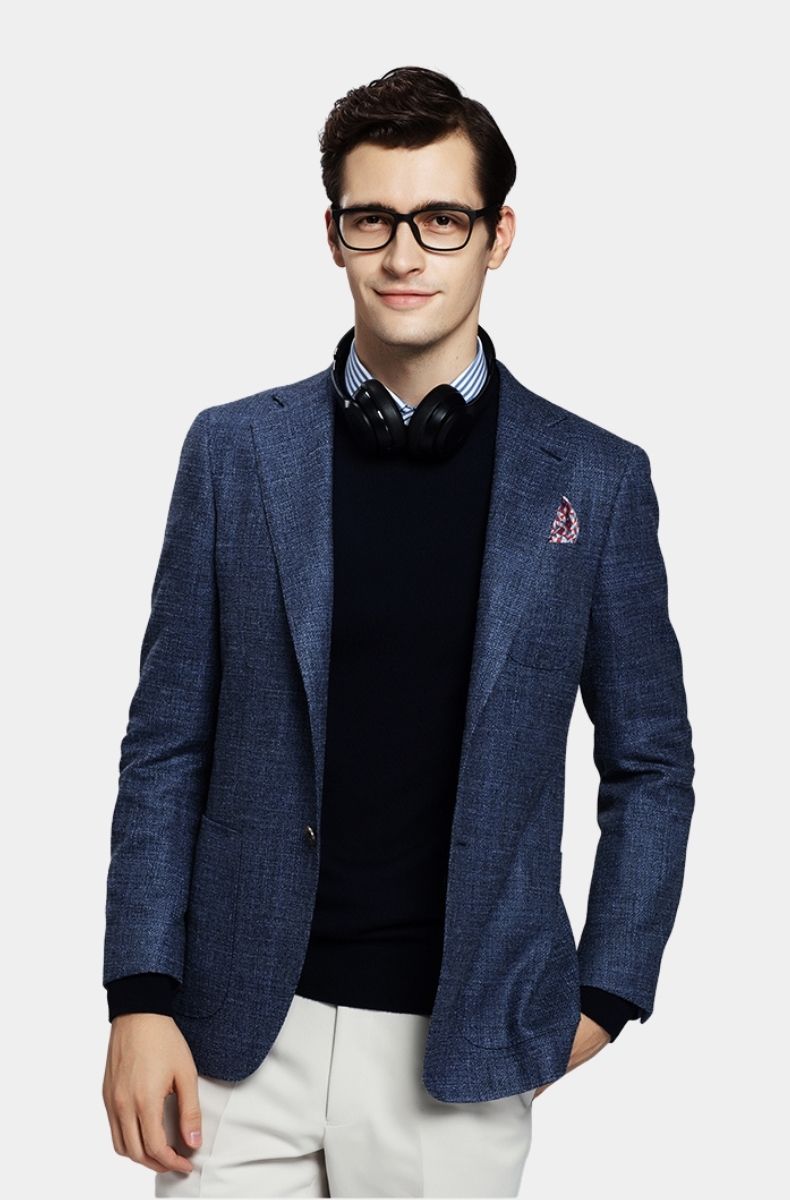 Veste Palermo Bleue Mélange