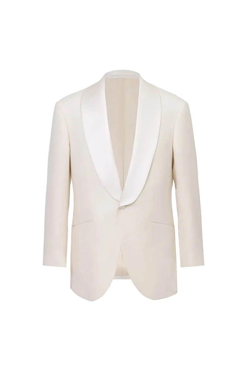 Dinner jacket ivoire sur mesure