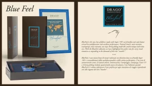 Liasse DRAGO BlueFeel et tissu bleu multifonction